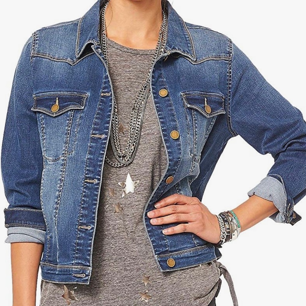 Democracy Women's Western Denim Jacket